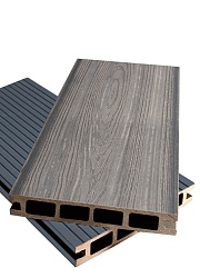 Серая Винтаж браширование 140х24 мм